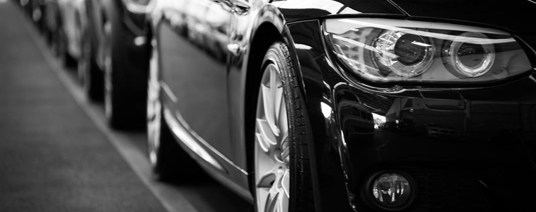 A fleet of cars insured by motor fleet insurance