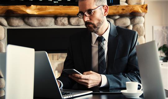 Insurance experts having a meeting over coffee about cheap insurance